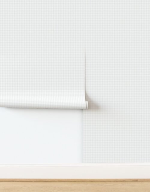Bone White Houndstooth Check Pattern Wallpaper
