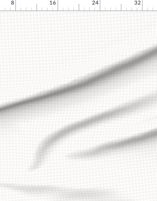 Fabric in Small Bone White Houndstooth Check Pattern