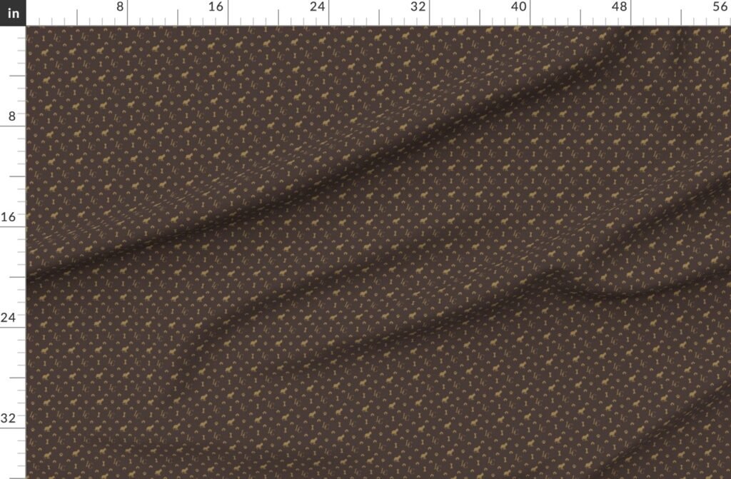 Louis Chihauhau Luxury Dog Attire Smaller Print Fabric design