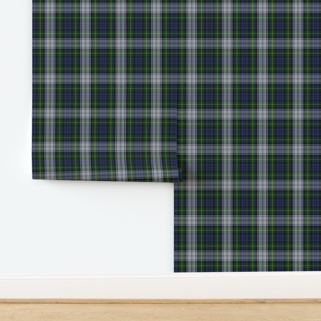 Larger Dress Gordon Scottish Tartan Plaid Pattern Wallpaper design