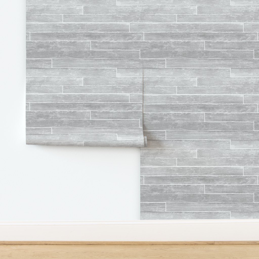 Small Whitewashed Wood Flooring Decking Planks 2 1/4 inch Parquet Wallpaper design