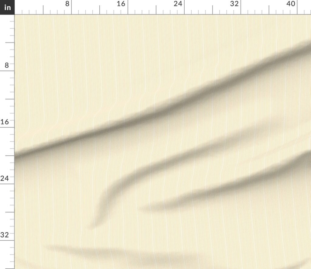 1 Eighth Inch Orange Stripe Pattern Minimal Fine Line Fabric design