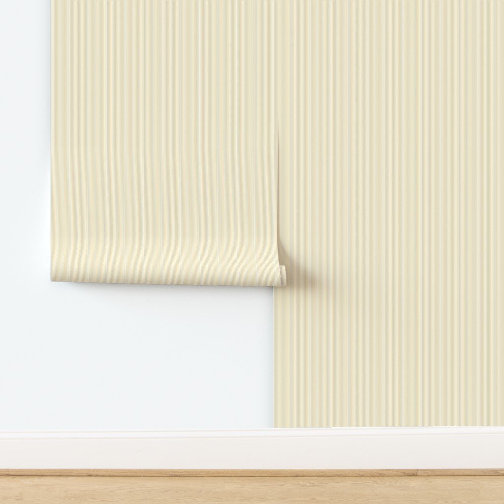 1 Eighth Inch Orange Stripe Pattern Minimal Fine Line Wallpaper design