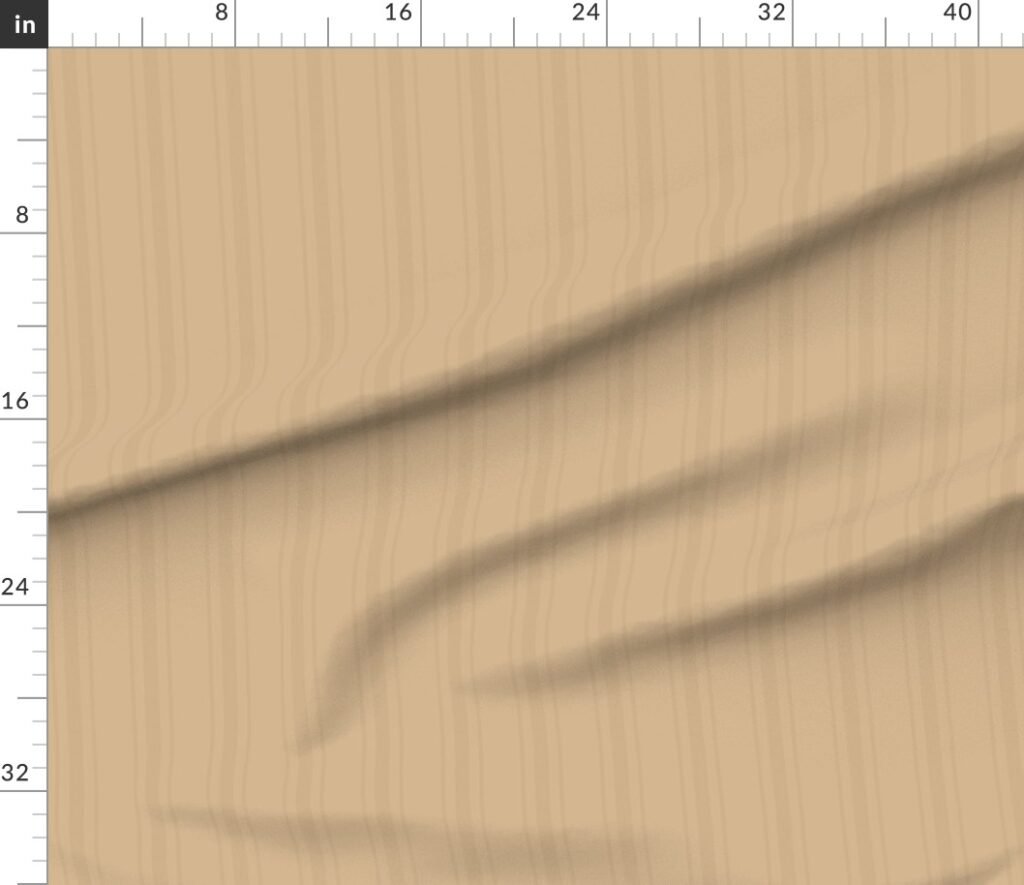 Tonal Sandstone Tailored Ticking Stripe Cottage Farmhouse Wide Strip Fabric design
