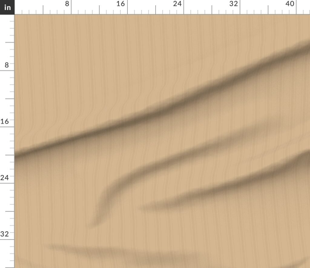 Tonal Sandstone Tailored Ticking Stripe Cottage Farmhouse Small Scal Fabric design