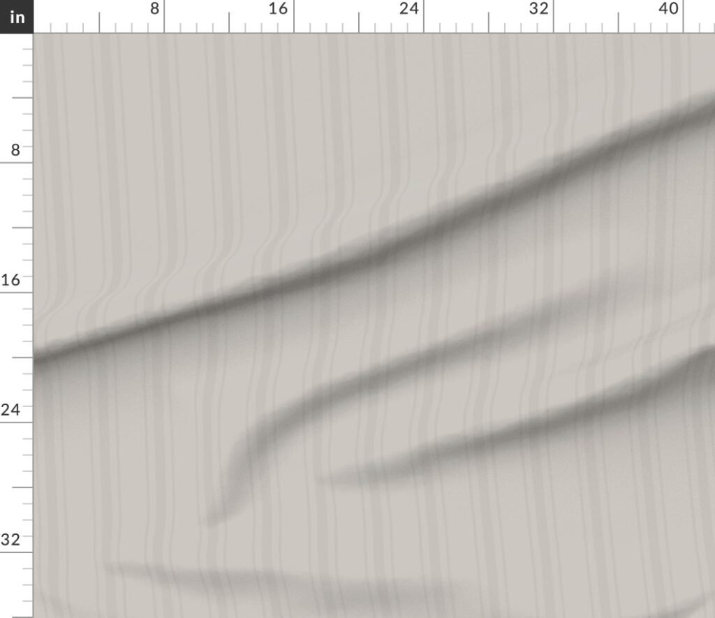 Tonal Stone Tailored Ticking Stripe Cottage Farmhouse Wide Stripe Fabric design