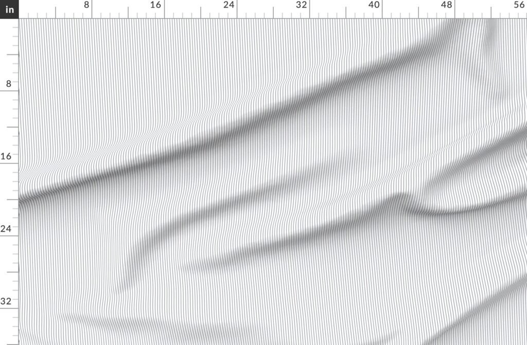 Classic Navy Blue Pinstripe on White Office Stripe Pattern Fabric design