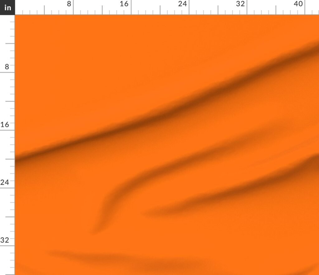 Bright Neon Orange Russet 2018 Fall Winter Color Trends Fabric design