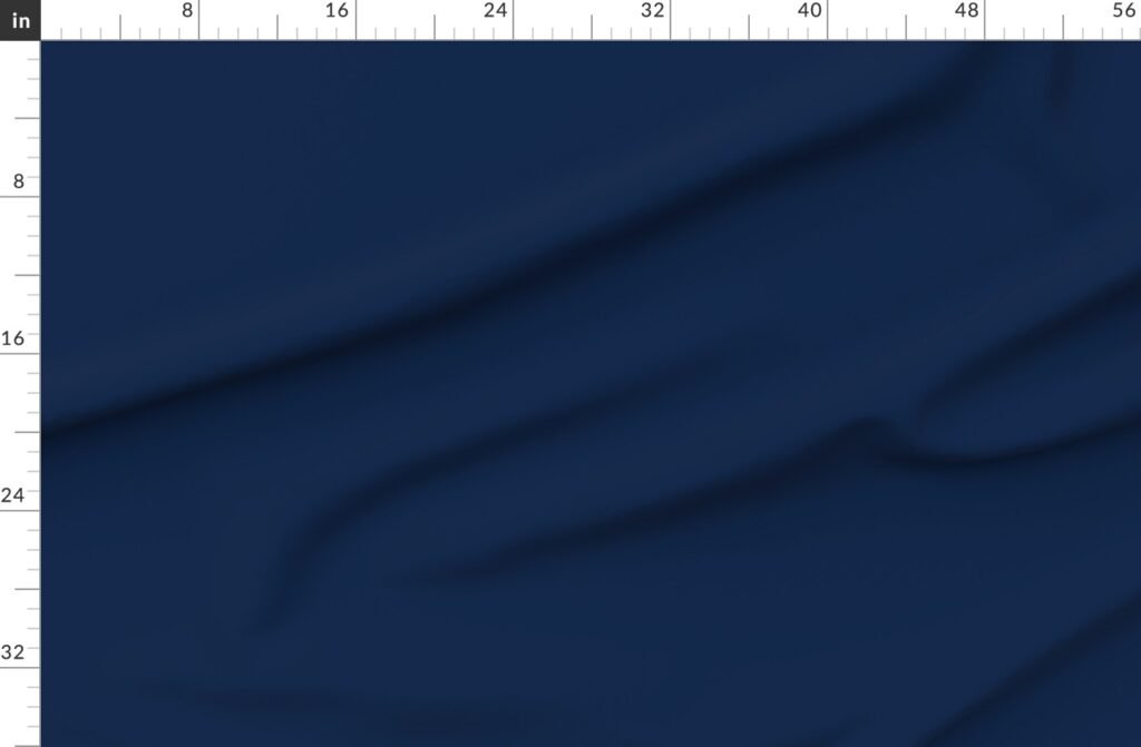 Frosted Midnight Blue Deep Winter Christmas Night Solid Fabric design