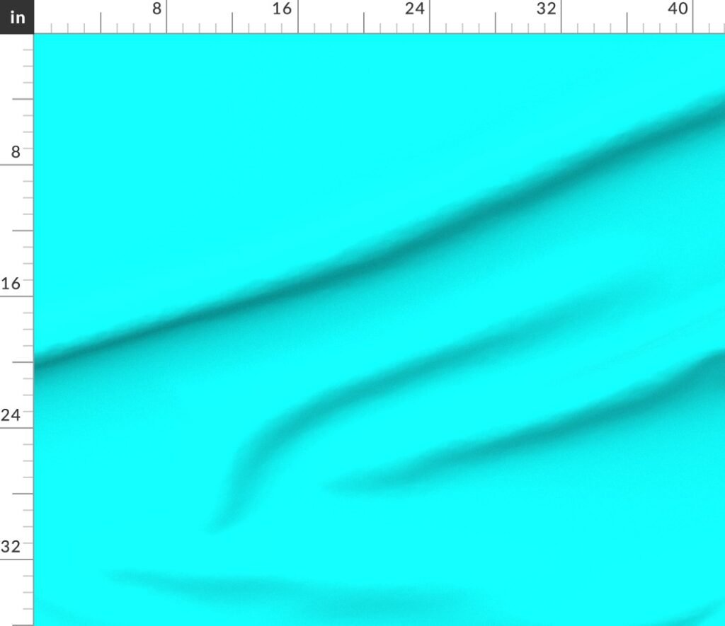 Bright Neon Aqua Blue Solid Coordinate Fabric design