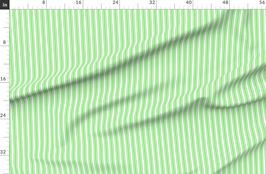 Trendy Large Lime Margarita Green French Mattress Ticking Double Fabric design
