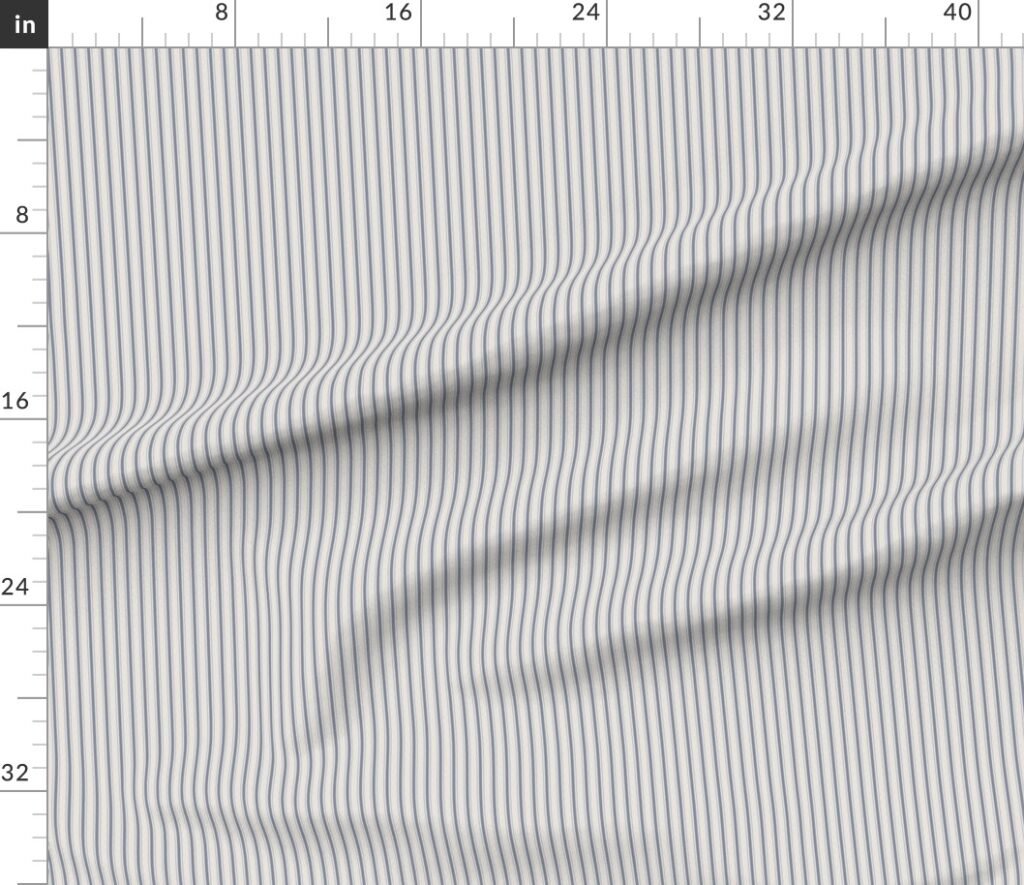 Micro Stressed Blue Denim Mattress Ticking Fabric design