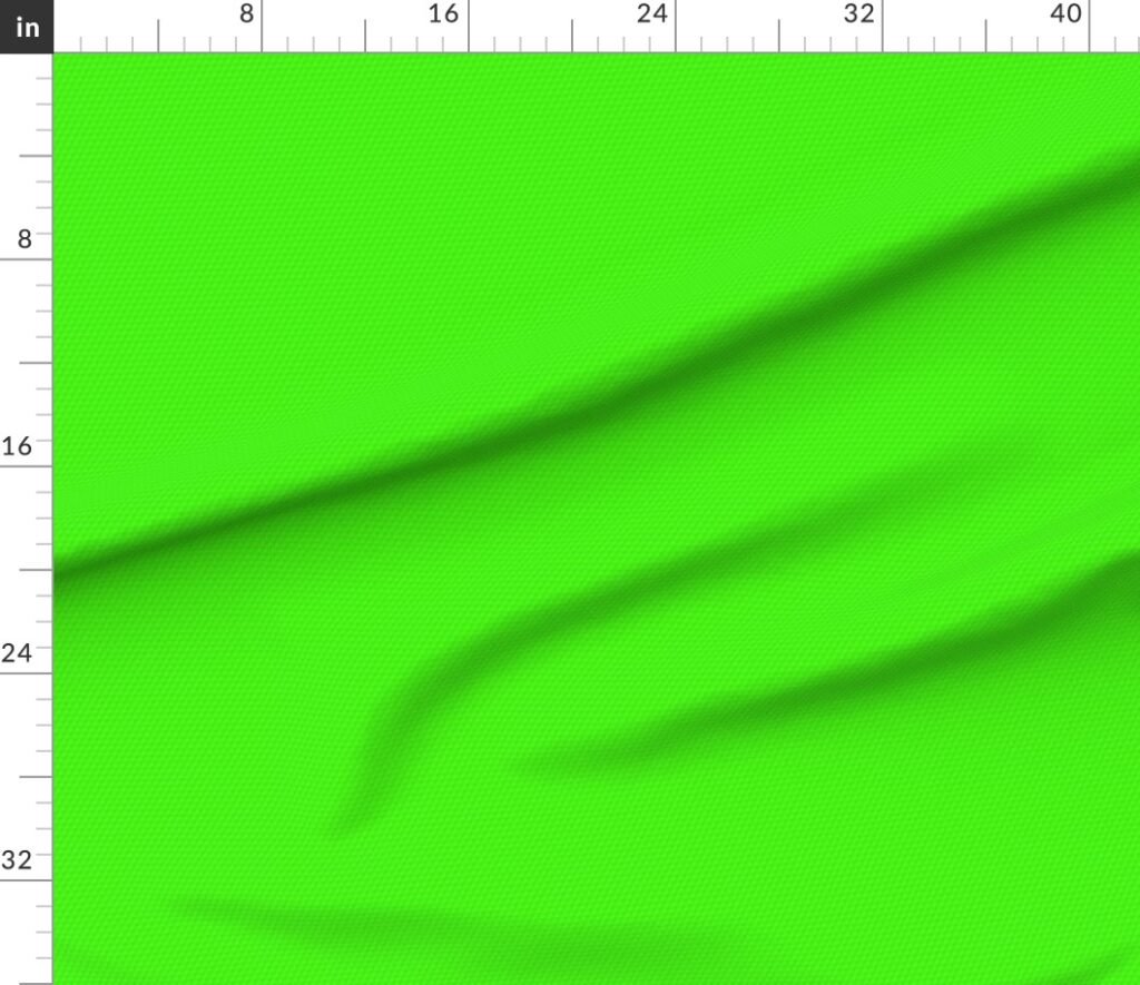 Bright Neon Green Golf Ball Dimples Fabric design