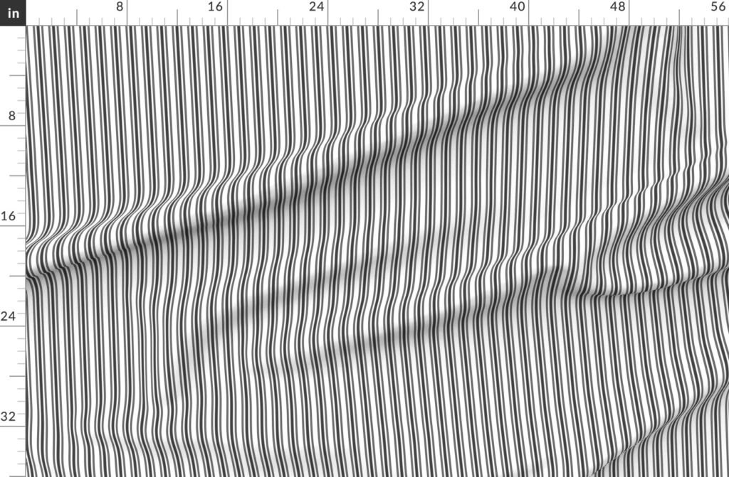 Trendy Large Black Tarp Black French Mattress Ticking Double Stripes Fabric design