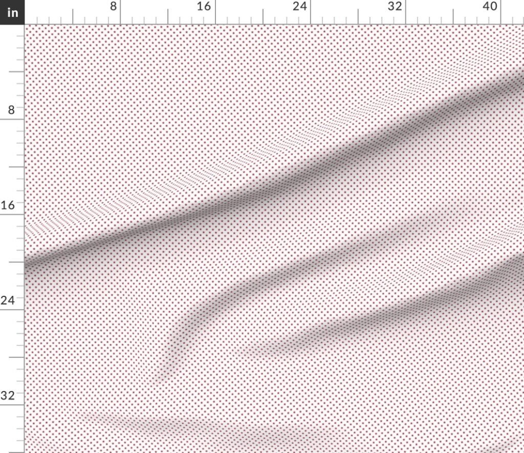 Small USA Flag Red Stars on White Fabric design