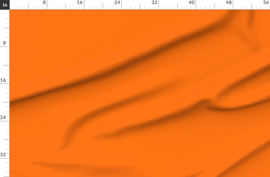 Bright Neon Orange Russet 2018 Fall Winter Color Trends Fabric design
