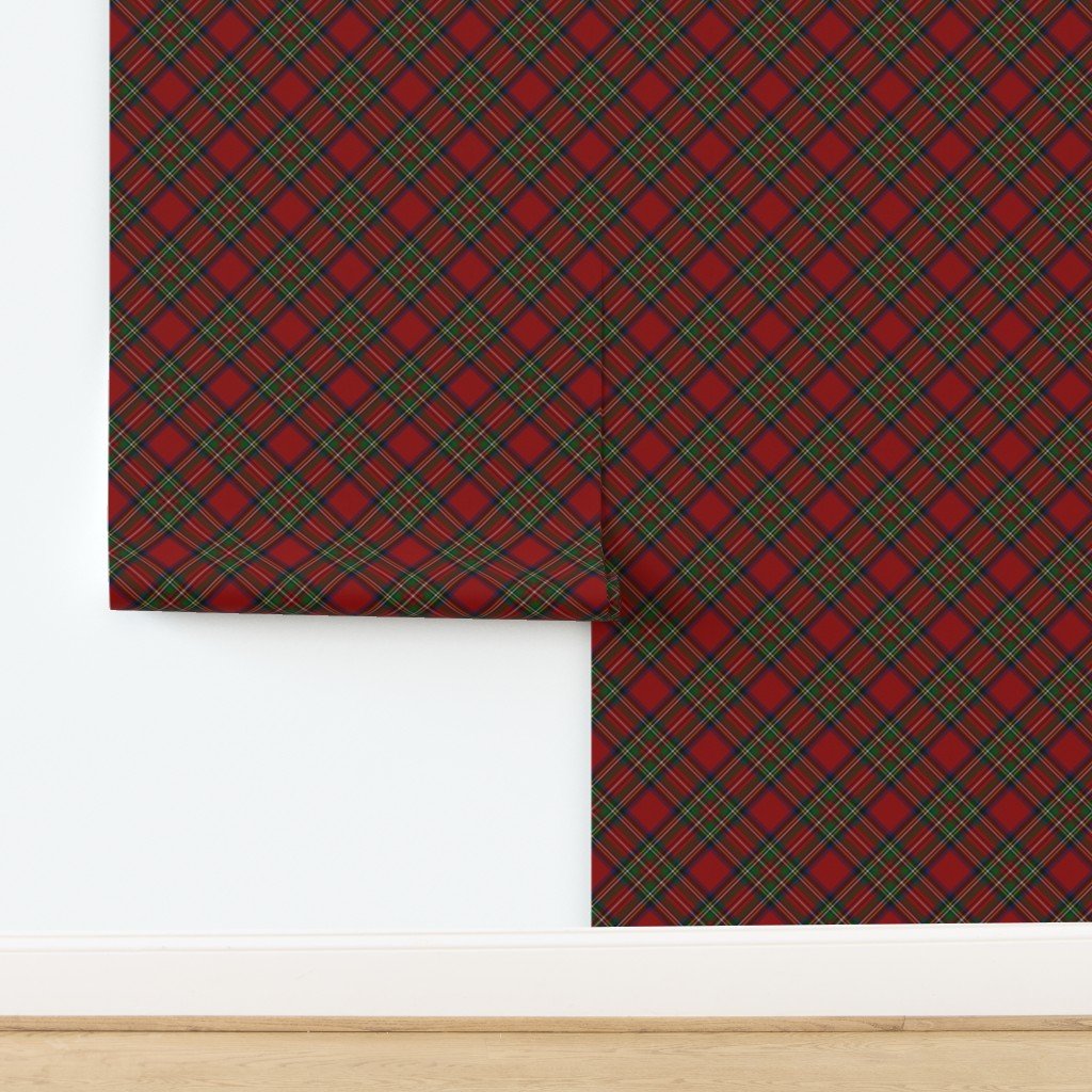 Royal Stewart Tartan Stuart Clan Plaid Tartan Wallpaper design
