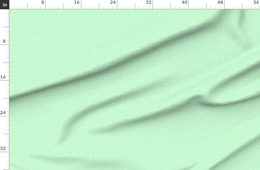 Scrubs Green with White Outlined Drawings of Medical Symbols Fabric design