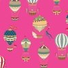 Vintage Hot Air Balloons on Hot Pink Home Styling Collection Design Collection Vintage Hot Air Balloons on Hot Pink colorway design