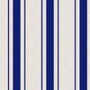 Navy Blue Antique Vintage Mattress Ticking Stripe on Cream