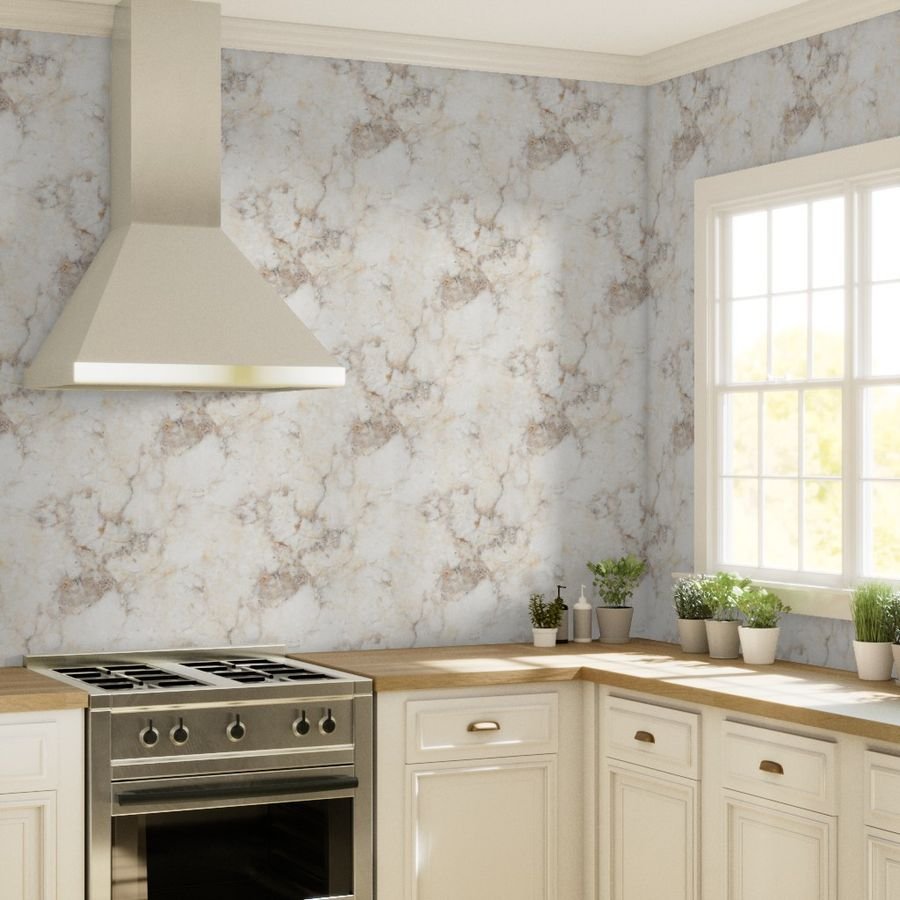 Marble Natural Stone Grey Veining Quartz Wallpaper grey wallpaper