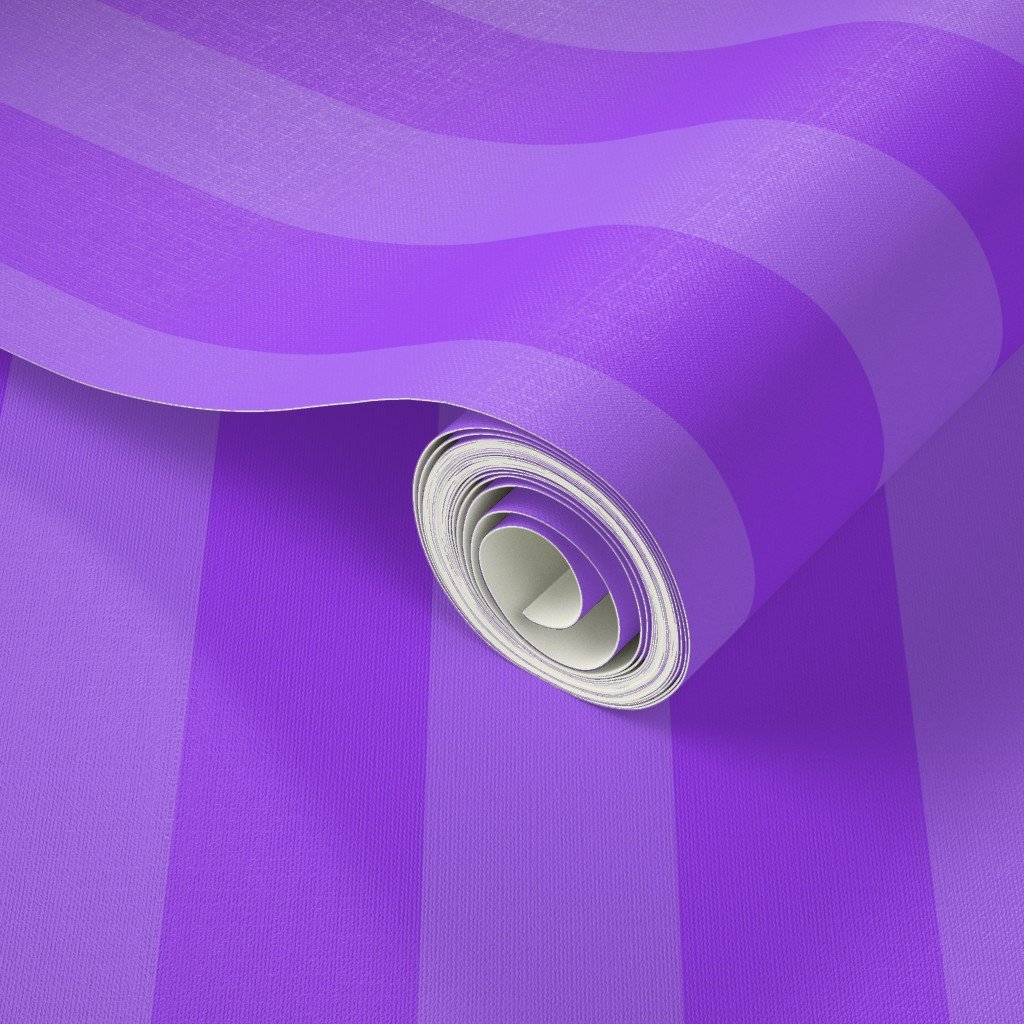 2 inch Day Glo Purple Cabana Stripe Wallpaper table runners wallpaper