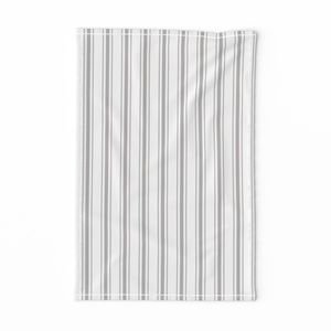 Small Fawn on White French Provincial Mattress Ticking Design Collection Home Decor Collection fawn mattress tickin tea towel design