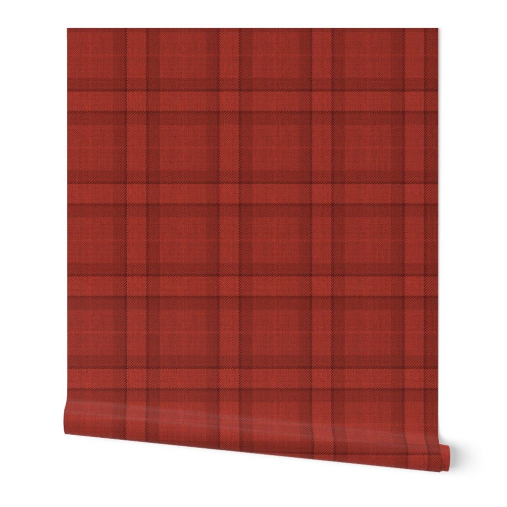 Red Vermillion Vintage Christmas Tartan Plaid Wallpaper red vermillion tarta wallpaper