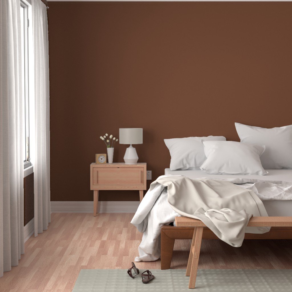 Gingerbread Spice Brown Classic Holiday Baking Inspired Solid Wallpaper warm tone wallpaper