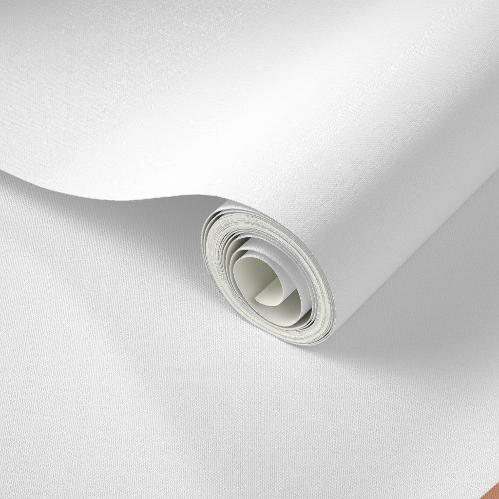 Bold Soft Clay and White Oversized Geometric Diamond Wallpaper chevron wallpaper