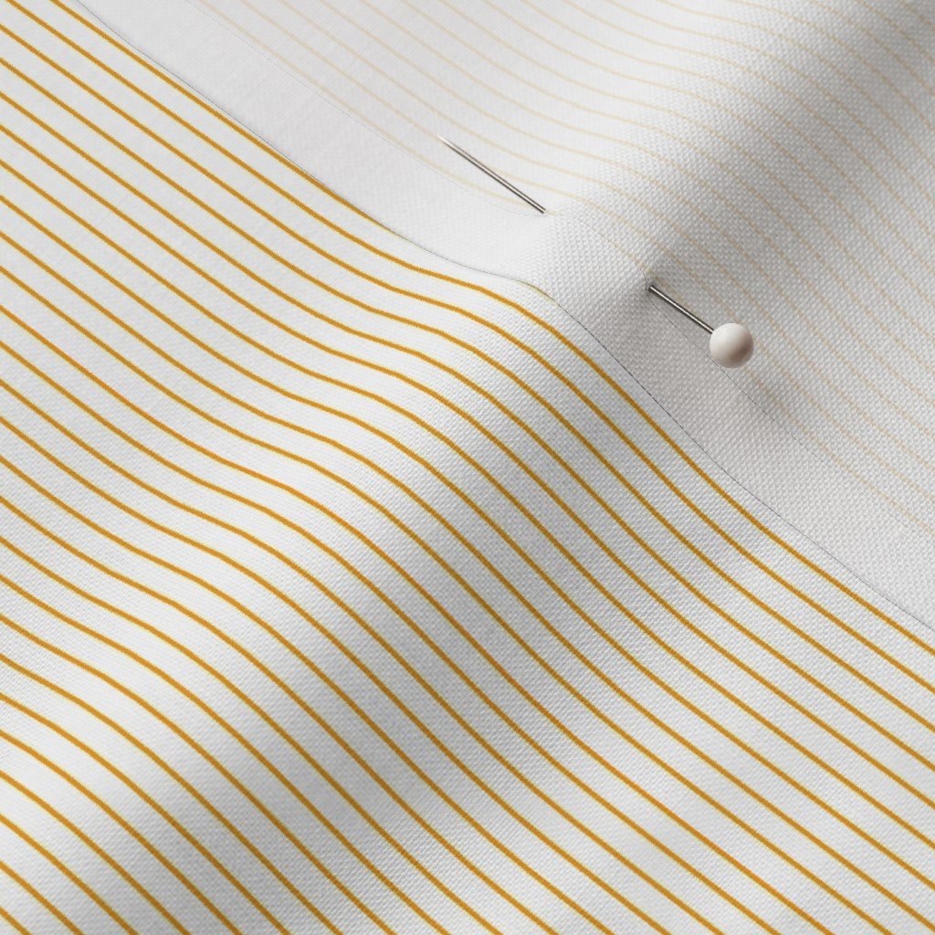 1 Eighth Inch Orange Stripe Pattern Minimal Fine Line Fabric clean lines fabric