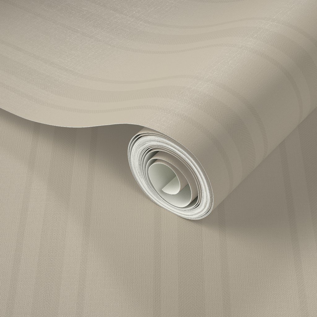Tonal Mushroom Tailored Ticking Stripe Cottage Farmhouse Wide Stripe Wallpaper tonal stripe wallpaper