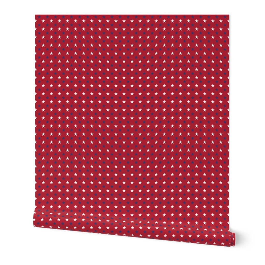 Flag Blue and White Stars on Red Wallpaper red white blue wallpaper