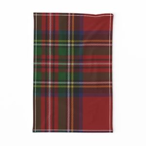 Royal Stewart Tartan Clan Plaid Interior Collection Design Collection check tea towel design