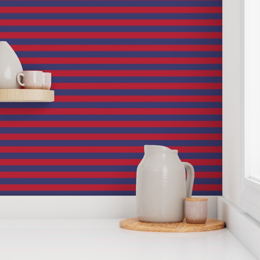 Red and Blue USA American Flag Horizontal Stripes Wallpaper usa stripes wallpaper