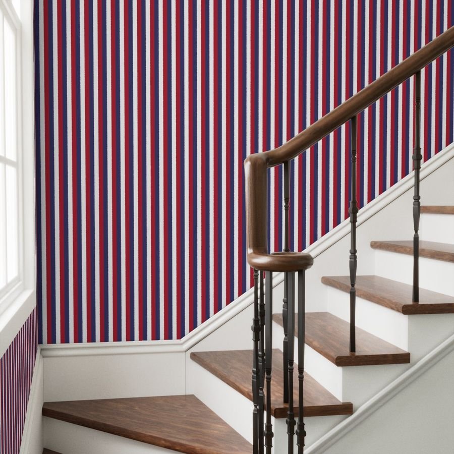 USA Vertical Flag Red White and Blue Stripes Wallpaper vertical stripes wallpaper