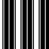 Black and White Vertical French Stripe