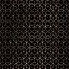Small Black and Faux Metallic Gold Art Deco 3D Geometric Cubes