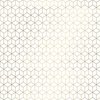 Small White and Faux Metallic Gold Art Deco 3D Geometric Cubes