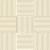 Patchwork Quilt Squares in Shades of Straw Beige Seersucker-look Stripes