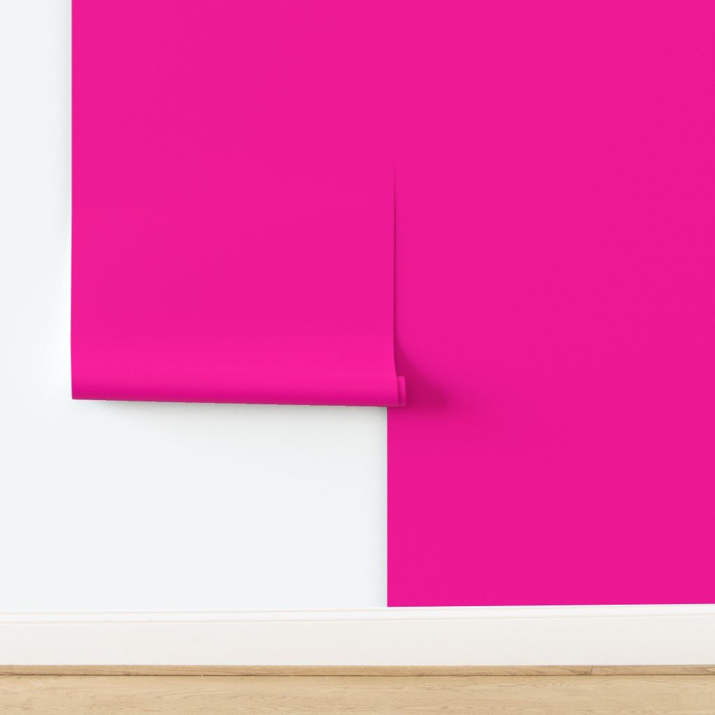Neon Hot Pink Coordinate Solid for Neo Deco Prints Wallpaper design