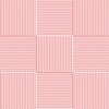 Patchwork Quilt Squares in Shades of Firecracker Red Seersucker look