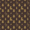 Louis Baby Luxury Iconic Monogram Pattern on Classic Brown with Tan Motifs