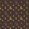 Louis Baby Luxury Iconic Monogram Pattern on Classic Brown with Tan Motifs