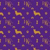 WKC Cardigan Corgis on Purple and Gold