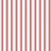 Mattress Ticking Narrow Striped Pattern in Crimson Red