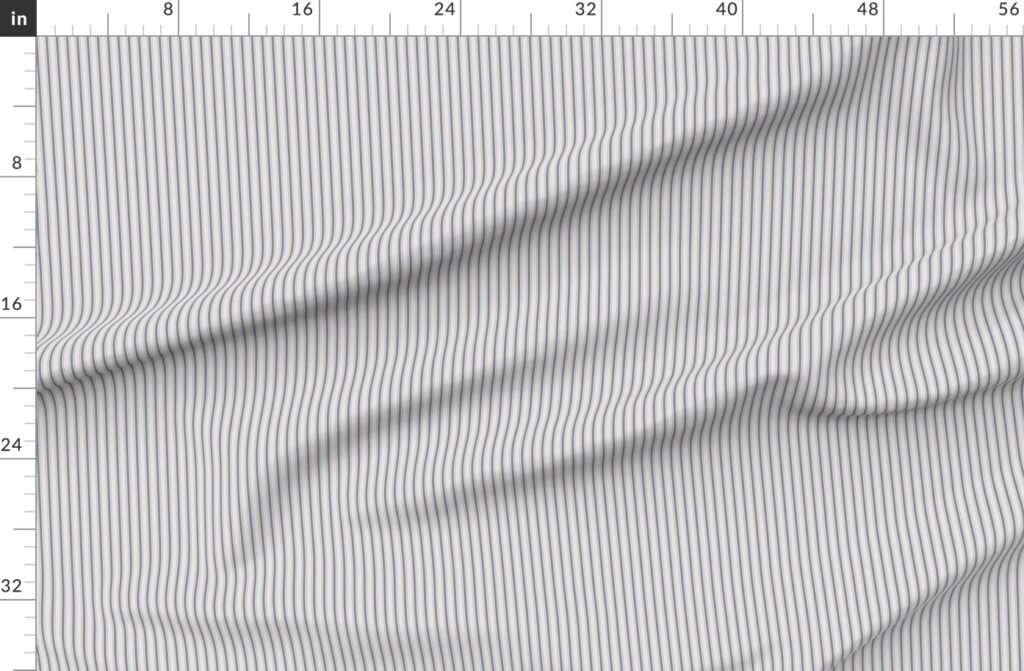 Micro Stressed Blue Denim Mattress Ticking Fabric design