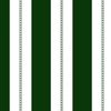 White and Hunting Green Cabana Beach Bubble Stripes