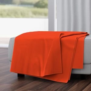 Citrus Orange Florida Colors of the Sunshine State Home Styling Collection Decor Collection florida orange throw blanket design