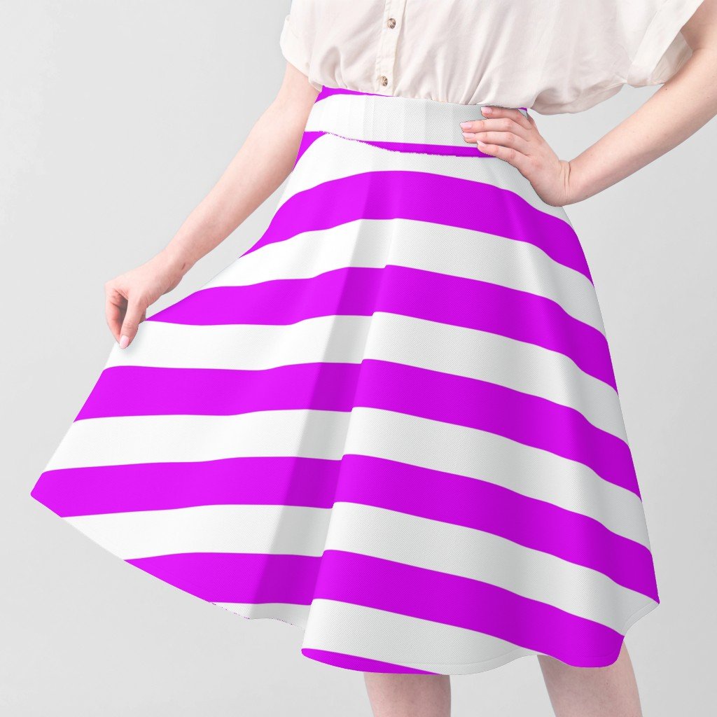 Orlando Orchid Pink Horizontal Tent Stripes Florida Colors of the Fabric orchid tent stripes fabric